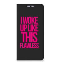 Xiaomi 11T | Xiaomi 11T Pro Hoesje met tekst Woke Up - Origineel Cadeau Zelf Maken - thumbnail