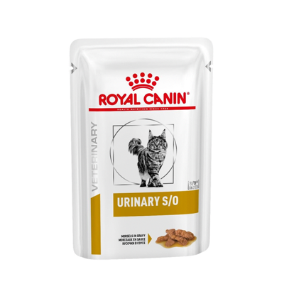 Royal Canin Veterinary Urinary S/O natvoer kat (in saus) 4 dozen (48 x 85 g)