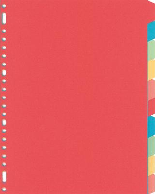 Tabbladen 23-gaats 10-delig assorti karton Kangaro