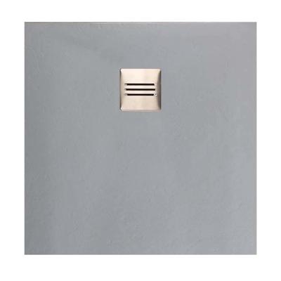 Boss & Wessing Composiet Douchebak Square 80x80 cm Grijs - Pizarra Boss & Wessing Composiet Douchebak Square 80x80 cm Grijs - Pizarra