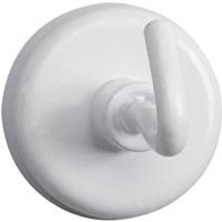 Maul Magneet (Ø x h) 25 mm x 36 mm Rond, Met haak Wit 5 stuk(s) 6157802 - thumbnail