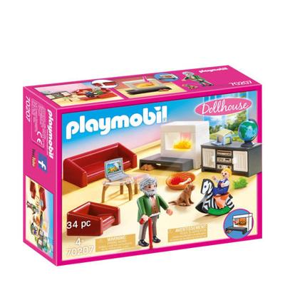 Playmobil® Dollhouse 70207 huiskamer met openhaard