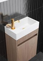 Ben Lavion fonteinkraan geborsteld messing pvd - thumbnail