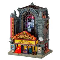 Lemax fright night cinema verlicht huisje Spooky Town 2025 - thumbnail