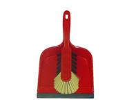 Stofblikset cleaninq kunststof 23x21cm rood - thumbnail