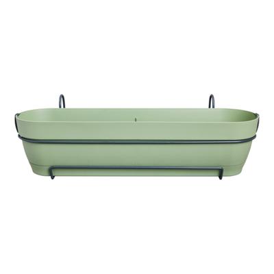 Elho Vibia Campana balkonbak Allin1 70 cm pistache groen - thumbnail