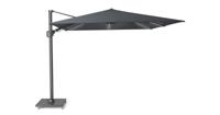Platinum | Zweefparasol Challenger T² Glow 300 x 300 cm | Antraciet - thumbnail
