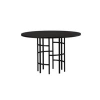 Nohr Ronde Eettafel 'Vu' 115cm, kleur Zwart - thumbnail