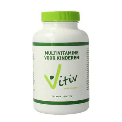 Multivitamine voor kinderen 100 Kauwtabletten