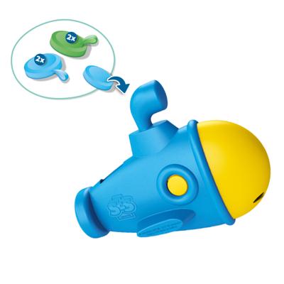 Ses tiny talents water kleuren met een onderzeeër