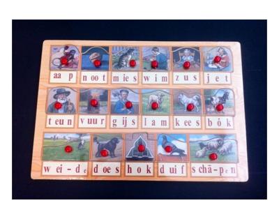Aap noot mies puzzelplankje
