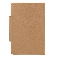 Universeel PU leren Hoesje met houder en afneembaar Bluetooth Toetsenbord voor 7 inch Tablet PC (bruin) - thumbnail