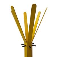 Gorillz Molto - Staande Kapstok - 18 kapstokhaken Staande Kleerhanger (175 x 35 x 40 cm) - Metaal- Goud - thumbnail