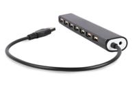 USB-HUB GEMBIRD UHB-U2P7-04 Zwart - thumbnail