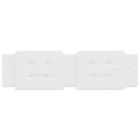 Hoofdbordkussen 180 cm kunstleer wit - thumbnail