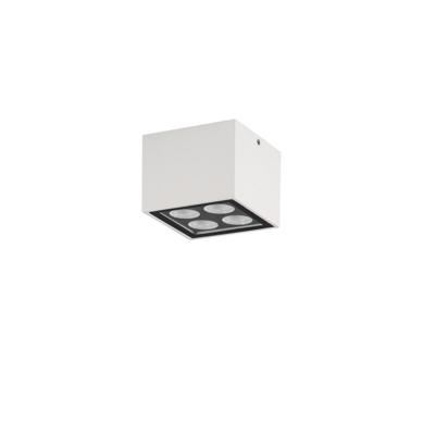 Lyora PlafondlampJax vierkant 8cm wit - 9030948