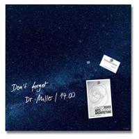 Sigel SI-GL273 Glasmagneetbord Artverum Galaxy 48x48 cm Donkerblauw - thumbnail