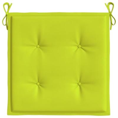 VidaXL Tuinstoelkussens 4 st 40x40x4 cm oxford stof felgroen VidaXL Tuinstoelkussens 4 st 40x40x4 cm oxford stof felgroen