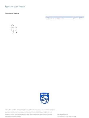 Ovenlamp E14 25 W Speciale vorm Dimbaar OSRAM HOMELIGHTING 1 stuk(s)