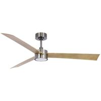 Beacon PlafondventilatorClimate IV nikkel met hout Ø132cm - 21610449 - thumbnail