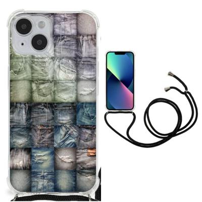 Anti Shock Bumper Case iPhone 14 Spijkerbroeken Anti Shock Bumper Case iPhone 14 Spijkerbroeken