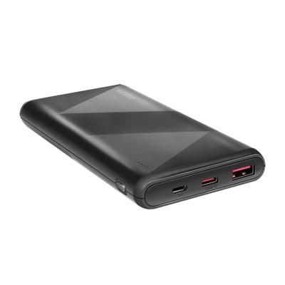 LogiLink PA0275 Accupack 10000 mAh Quick Charge 3.0, Fast Charge, USB PD 2.0 LiPo Zwart