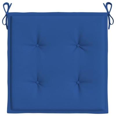 VidaXL Tuinstoelkussens 4 st 40x40x4 cm oxford stof koningsblauw