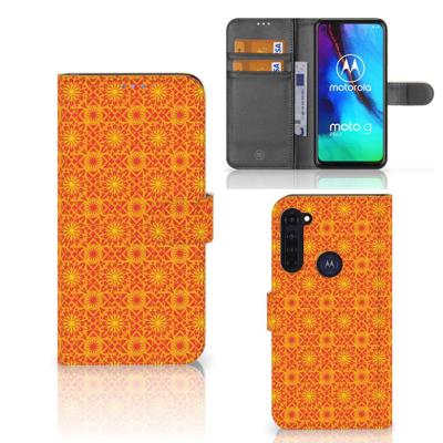 Motorola Moto G Pro | Telefoon Hoesje | Batik Oranje Motorola Moto G Pro | Telefoon Hoesje | Batik Oranje