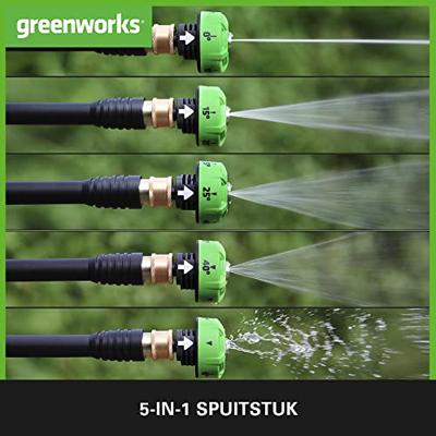 24V Drukreiniger GREENWORKS G24PWK4 - Lader + 4Ah batterij - 5105307UB