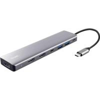 Trust DALYX 7-IN-1 MULTIPORT ADAPTER USB-C dockingstation Geschikt voor merk (dockingstation): Universeel - thumbnail