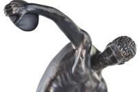 Decoratieve figuren DKD Home Decor Discobolus Koper Hars (19 x 17 x 34 cm) - thumbnail