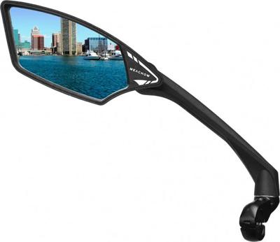 Meachow Spiegel zwart links ontspiegeld Meachow Spiegel zwart links ontspiegeld