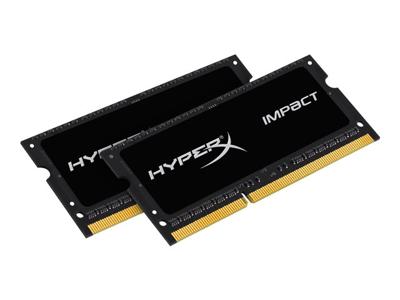 Kingston HyperX Impact 16 GB SODIMM DDR3L-1866 2 x 8 GB Kingston HyperX Impact 16 GB SODIMM DDR3L-1866 2 x 8 GB