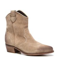 Scapino TwoDay suède cowboylaarzen beige - thumbnail