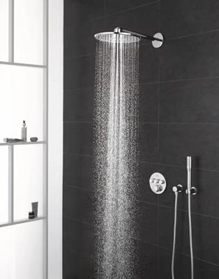 Grohe Grohtherm SmartControl doucheset rond met SmartBox hoofddouche, handdouche chroom en thermostaatkraan