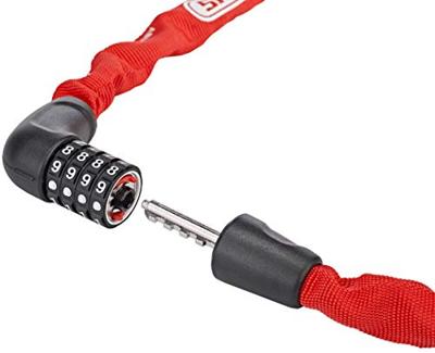 Abus 5805c/75 rood kettingslot - 4mm dik - 75cm lengte
