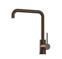 Hotbath Cobber Keukenmengkraan Draaibaar Verouderd Messing CB041 - thumbnail