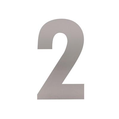 Intersteel XL huiscijfer 30 cm hoog - RVS