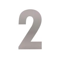 Intersteel XL huiscijfer 30 cm hoog - RVS - thumbnail