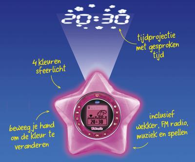 VTech Kidimagic Starlight Projectie Wekkerradio