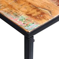 Wandtafel 110x35x76 cm massief gerecycled hout - thumbnail