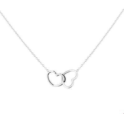 TFT Zilveren Ketting Hart 1,2 mm x 40+5 cm