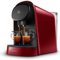 PHILIPS L'Or Barista LM8012 / 51 dubbele espresso capsule koffiemachine - Rood + 9 capsules - thumbnail