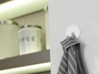 tesa POWERSTRIPS® Zelfklevende haak Small Rond Wit Inhoud: 3 stuk(s) - thumbnail
