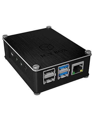 ICY BOX IB-RP110 behuizing voor Raspberry Pi 4 zwart