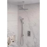 Inbouw Regendouche Set Brauer Brushed Edition Plafond Uitloop Ronde Hoofddouche 30 cm Met Handdouche 3 Standen en Glijstang RVS Look Brauer - thumbnail
