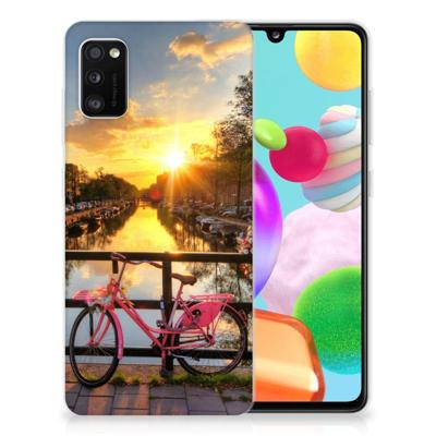 Samsung Galaxy A41 | Silliconen Back Cover | Amsterdamse Grachten