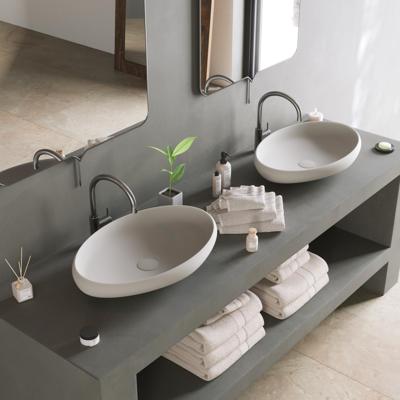 Opbouw Waskom Ideavit Solidego 60x40x11,2 cm Solid Surface Mat Wit Ideavit