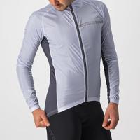 Castelli Squadra stretch fietsjack zilvergrijs heren L - thumbnail