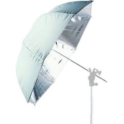 Falcon eyes flitsparaplu ur-t86s zilver/wit 216 cm